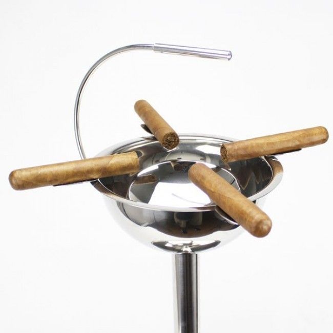 Stinky Floor Stand Cigar Ashtray Brown