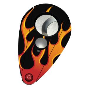 XiKAR Xi2 Hot Rod Cutter - Black with Orange Flames